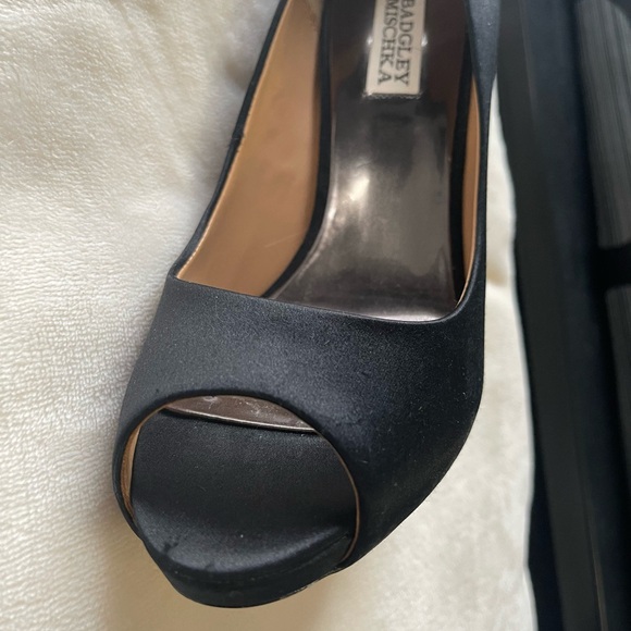 ‘Royal Embellished’ Peep Toe Pumps - Picture 7 of 13